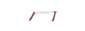 Oven outer Door - 140044076101 Front Glass Inox 594x306mm [Electrolux Aeg]
